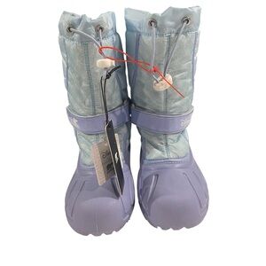 Sorel X Disney NWT Frozen 2 Elsa Edition Snow Boots Youth Kids size 3 Liner Ski